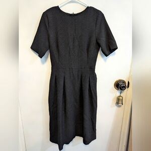 H & M Black Dress With Pockets - 8